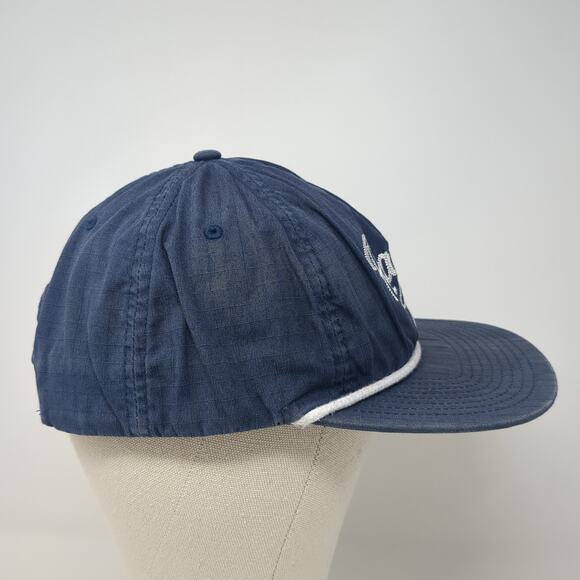 Radar Skis Slideback Baseball Cap Blue One Size Adjustable Embroidered Rope - Picture 4 of 8